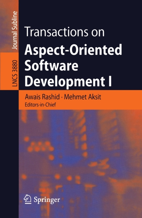 Cover image for book Transactions on Aspect-Oriented Software Development I