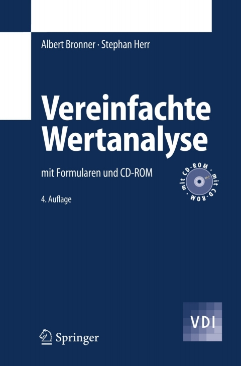 Cover image for book Vereinfachte Wertanalyse
