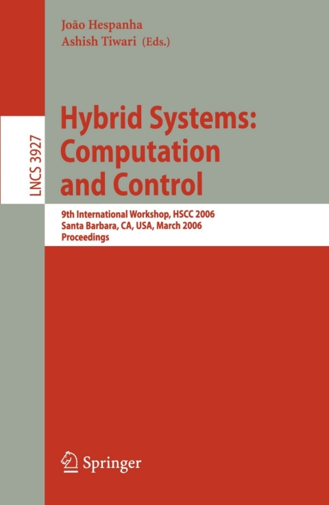 Cover image for book Hybrid Systems: Computation and Control