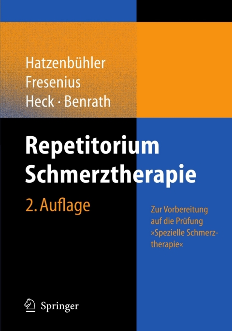 Cover image for book Repetitorium Schmerztherapie