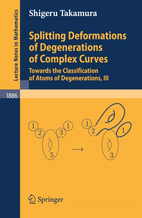 Cover image for book Splitting Deformations of Degenerations of Complex Curves