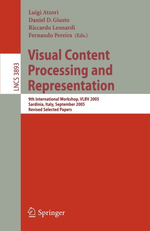 Cover image for book Visual Content Processing and Representation