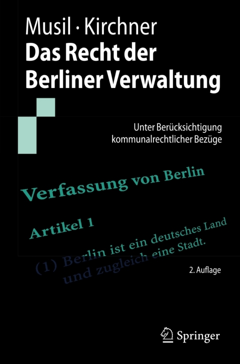 Cover image for book Das Recht der Berliner Verwaltung