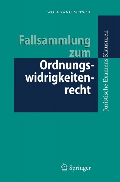 Cover image for book Fallsammlung zum Ordnungswidrigkeitenrecht