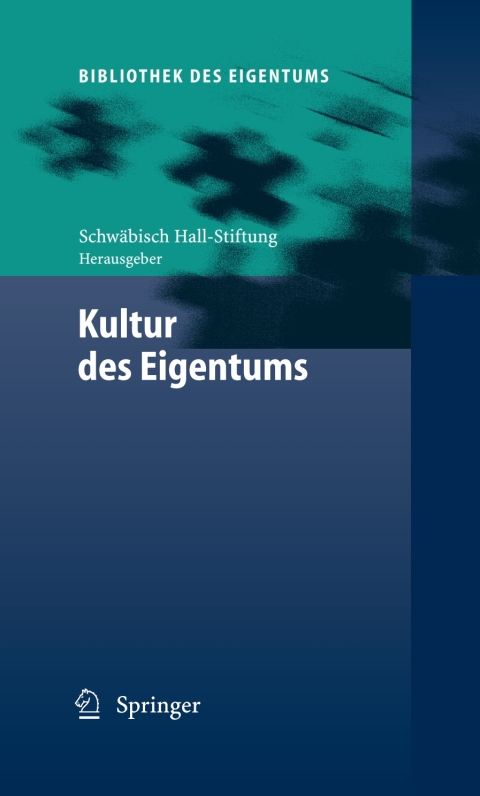 Cover image for book Kultur des Eigentums