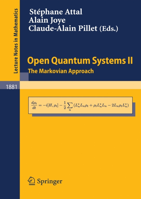 Cover image for book Open Quantum Systems II
