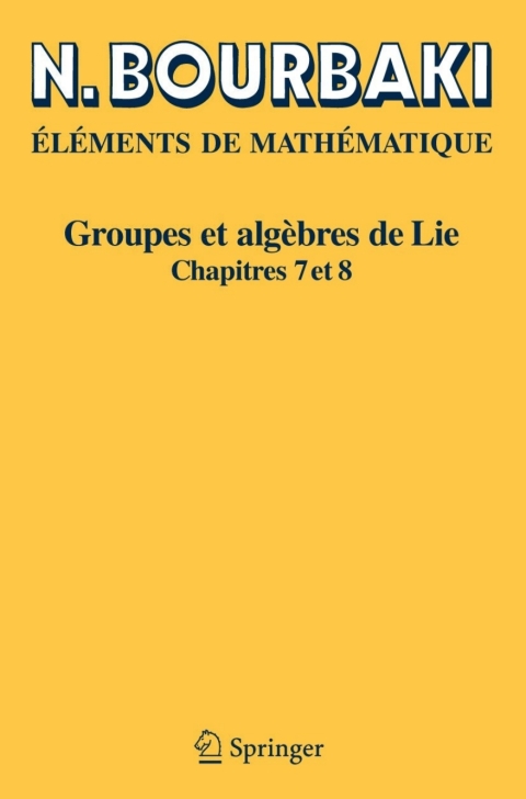 Cover image for book Groupes et algèbres de Lie