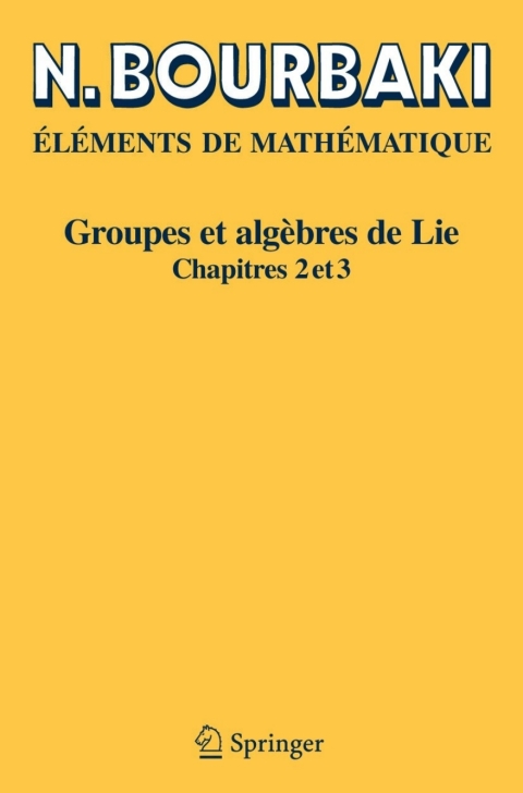 Cover image for book Groupes et algèbres de Lie