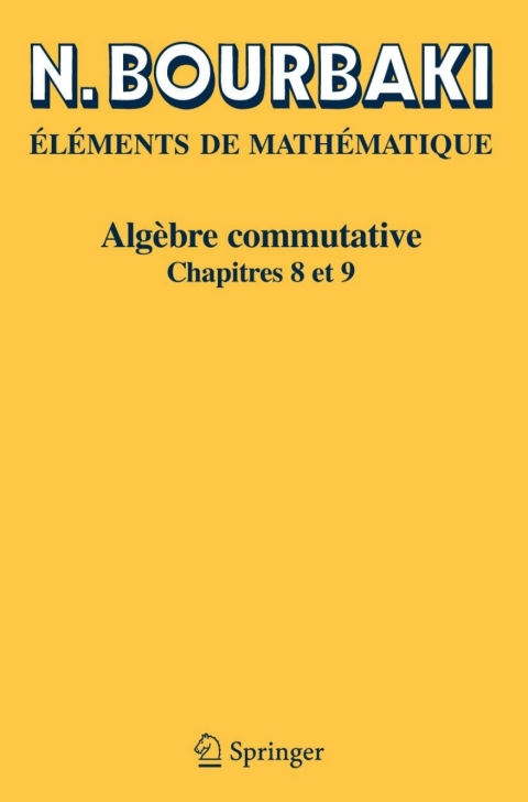 Cover image for book Algèbre commutative