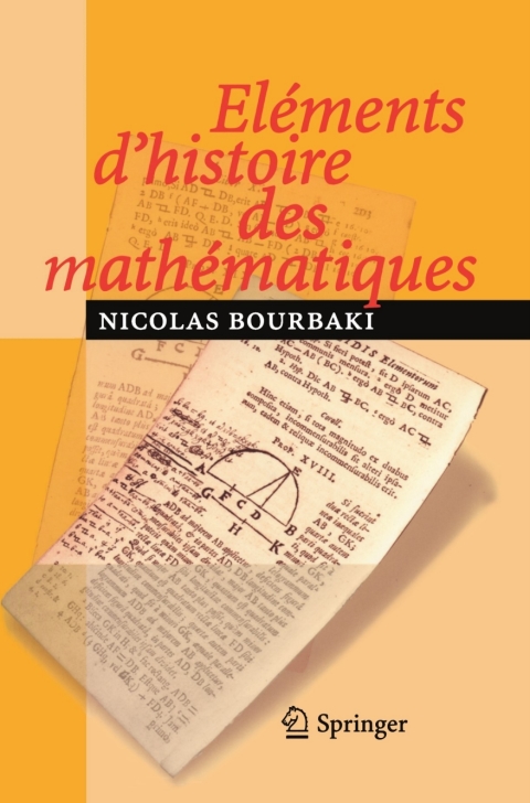 Cover image for book Eléments d'histoire des mathématiques