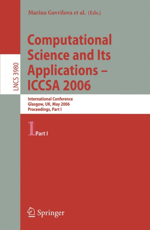Cover image for book Computational Science and Its Applications - ICCSA 2006