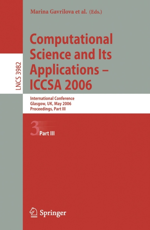 Cover image for book Computational Science and Its Applications - ICCSA 2006