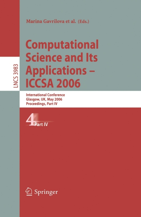 Cover image for book Computational Science and Its Applications - ICCSA 2006