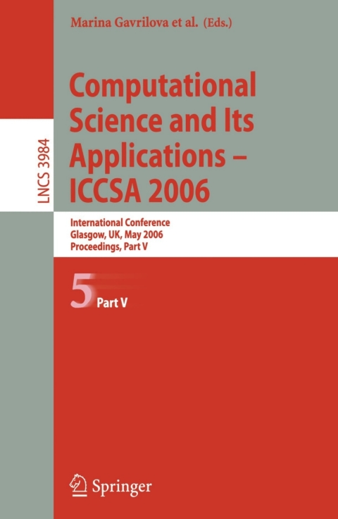 Cover image for book Computational Science and Its Applications - ICCSA 2006