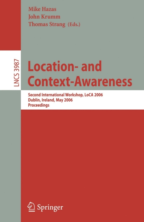 Cover image for book Location- and Context-Awareness