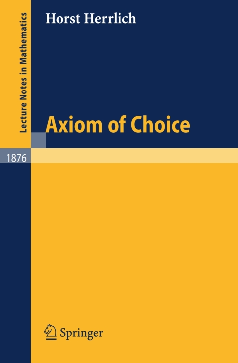 Cover image for book Axiom of Choice