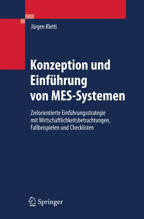 Cover image for book Konzeption und Einführung von MES-Systemen
