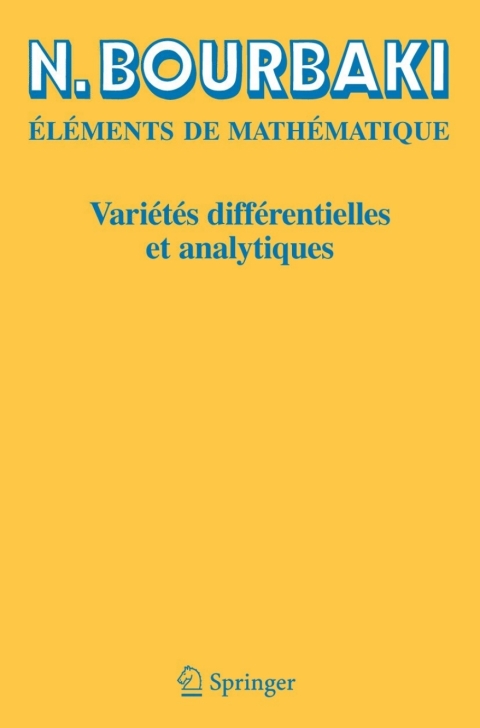 Cover image for book Variétés différentielles et analytiques