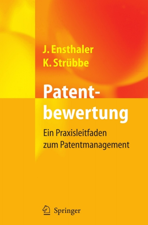 Cover image for book Patentbewertung