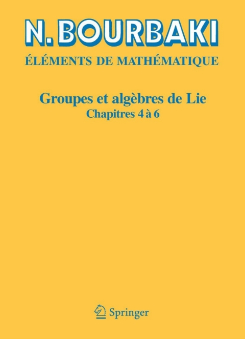 Cover image for book Groupes et algèbres de Lie