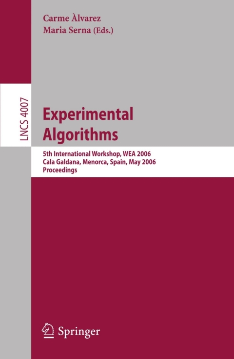 Cover image for book Experimental Algorithms