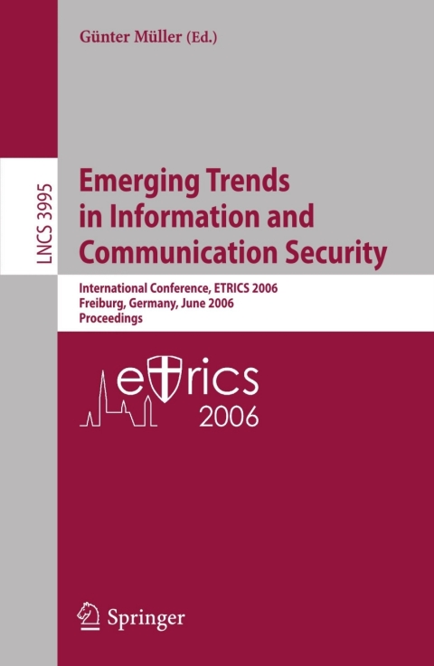 Cover image for book Emerging Trends in Information and Communication Security