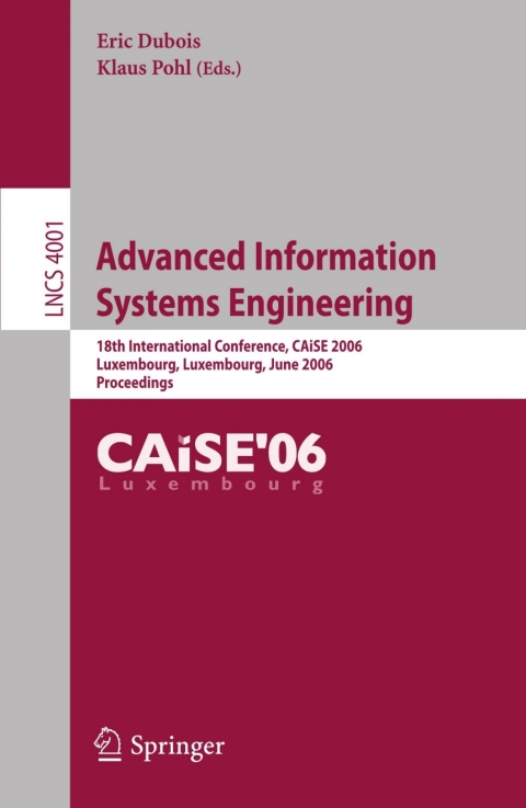 Cover image for book Advanced Information Systems Engineering