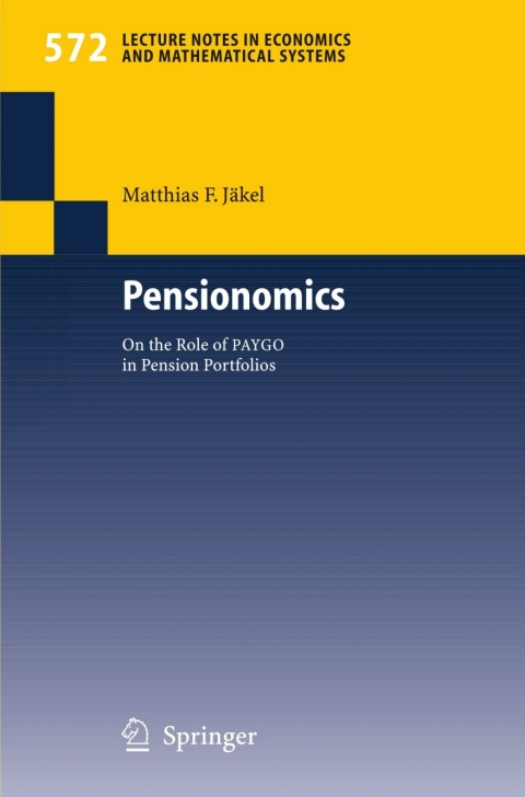 Cover image for book Pensionomics