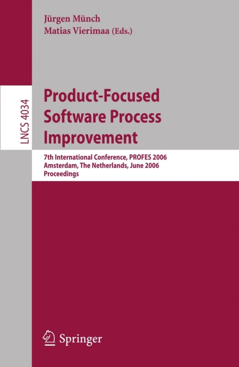 Cover image for book Product-Focused Software Process Improvement