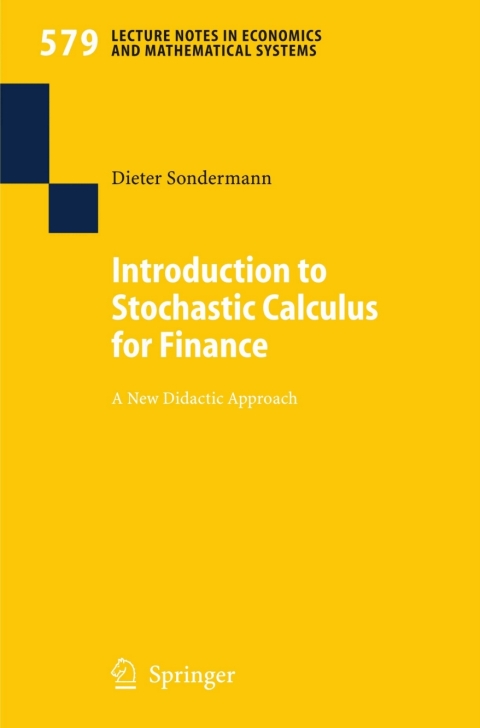 Cover image for book Introduction to Stochastic Calculus for Finance