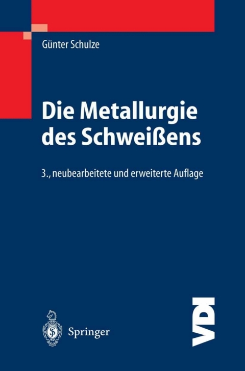 Cover image for book Die Metallurgie des Schweißens