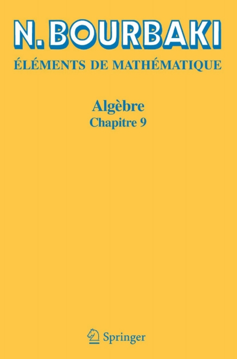 Cover image for book Algèbre
