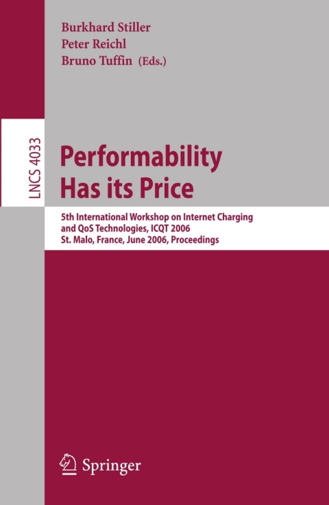 Cover image for book Performability Has its Price