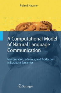 Titelbild: A Computational Model of Natural Language Communication 9783540354765