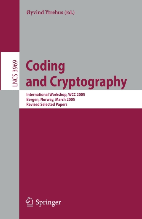 Cover image for book Coding and Cryptography