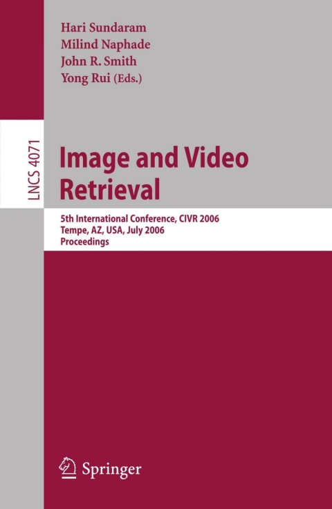 Cover image for book Image and Video Retrieval