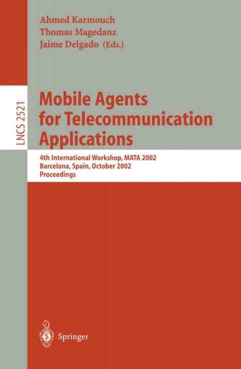 Cover image for book Mobile Agents for Telecommunication Applications
