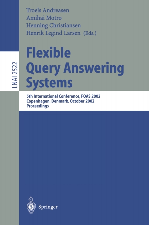 Cover image for book Flexible Query Answering Systems