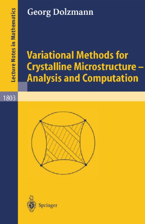 Cover image for book Variational Methods for Crystalline Microstructure - Analysis and Computation