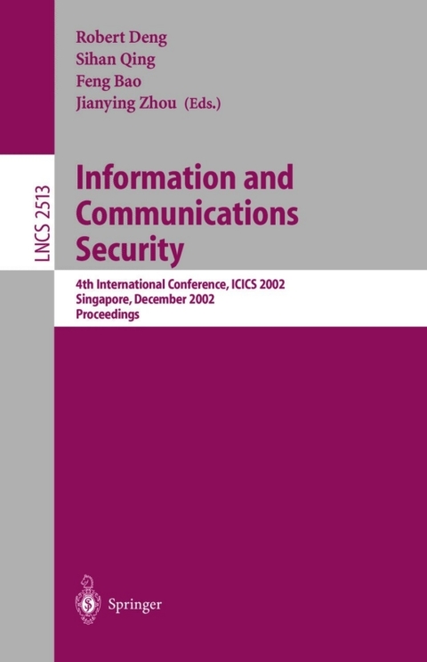 Information and Communications Security 