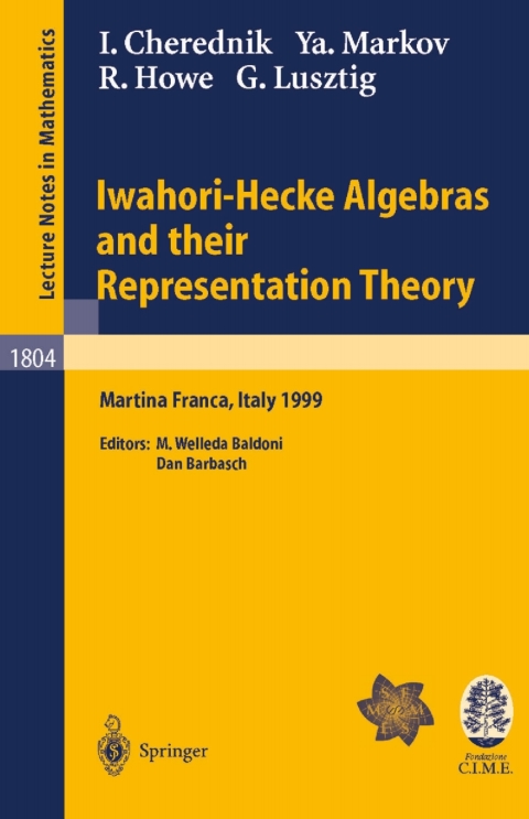 Cover image for book Iwahori-Hecke Algebras and their Representation Theory