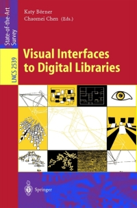 Cover image: Visual Interfaces to Digital Libraries 1st edition 9783540002475