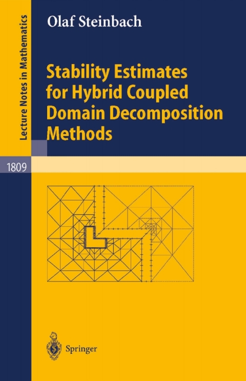 Cover image for book Stability Estimates for Hybrid Coupled Domain Decomposition Methods