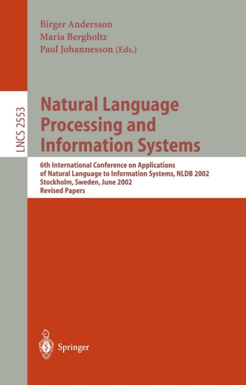 Cover image for book Natural Language Processing and Information Systems