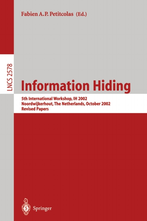 Cover image for book Information Hiding