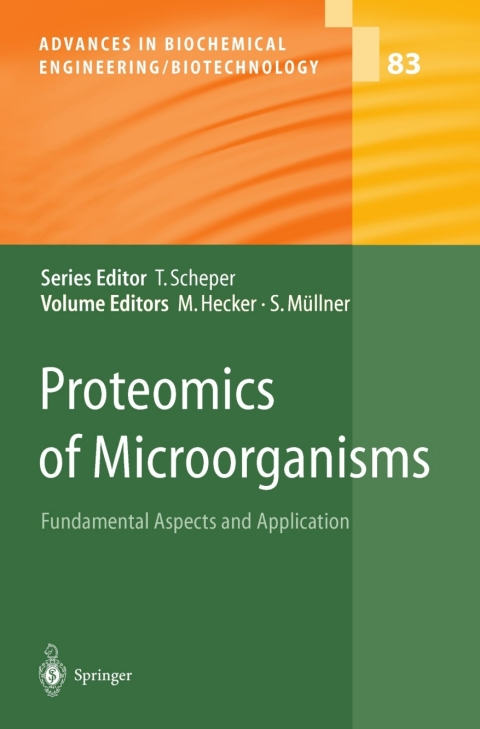Cover image for book Proteomics of Microorganisms