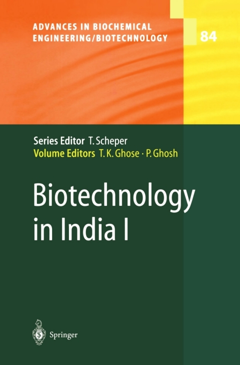 Cover image for book Biotechnology in India I
