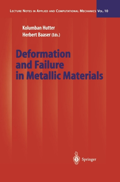 Cover image for book Deformation and Failure in Metallic Materials