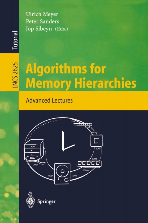 Cover image for book Algorithms for Memory Hierarchies
