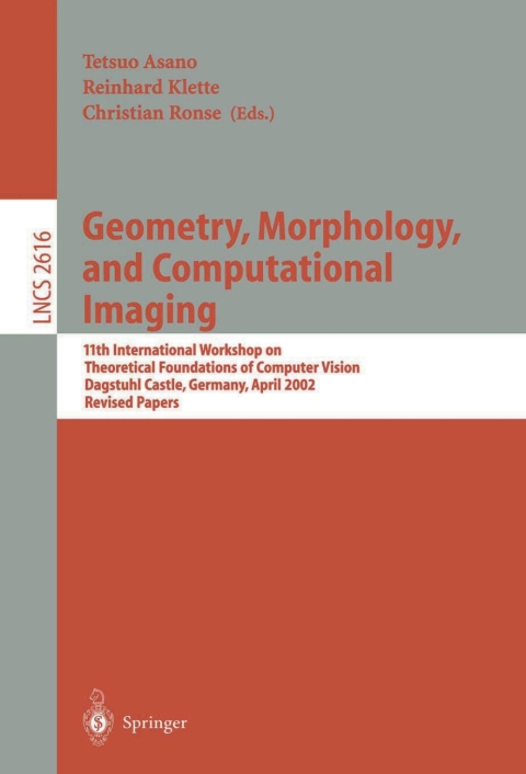 Cover image for book Geometry, Morphology, and Computational Imaging